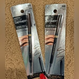 L'Oreal Brow Stylist Definer Brunette Bundle of 2 New